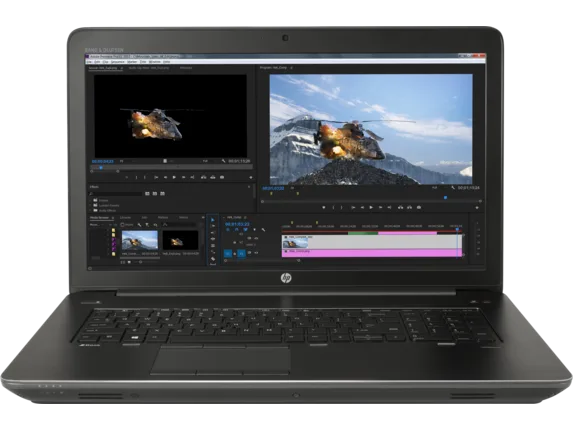 high-end video editing laptop HP