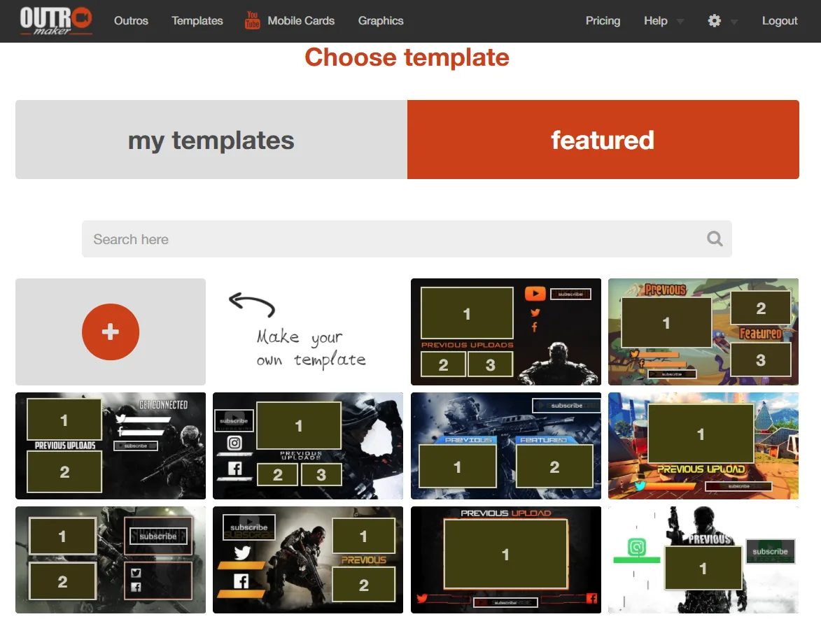 outro maker sample outros