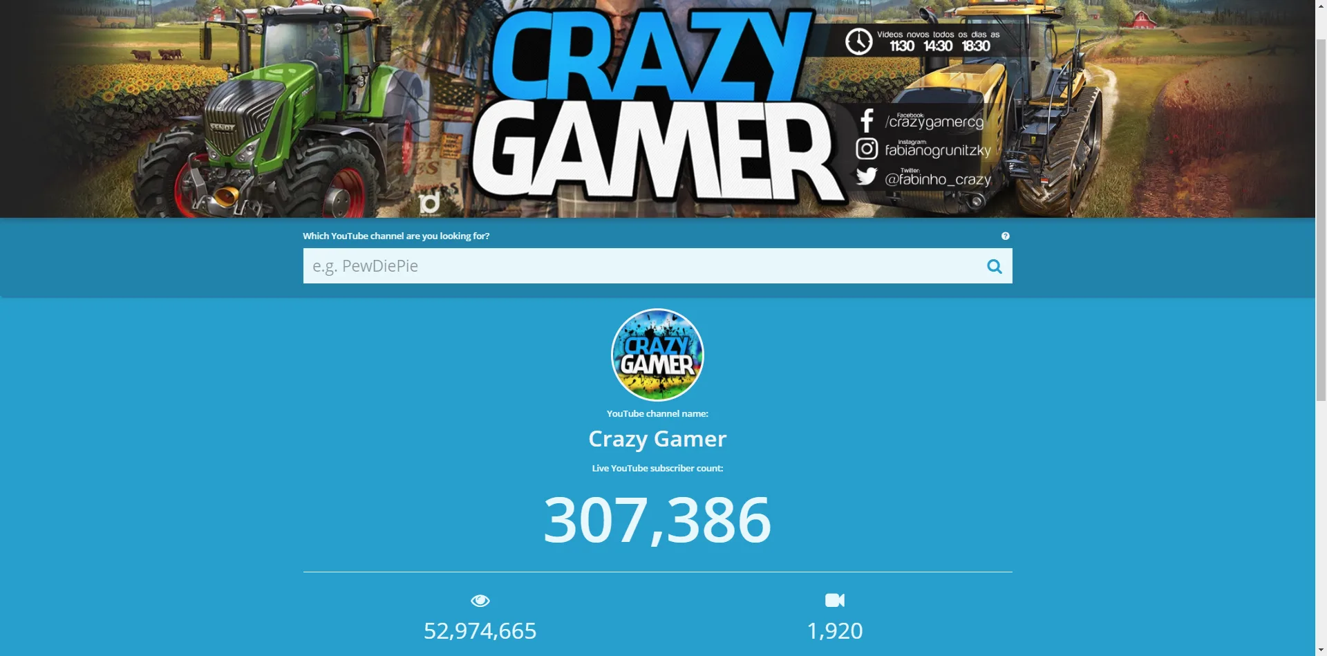 subscribercounter real-time subscriber counter for crazy gamer
