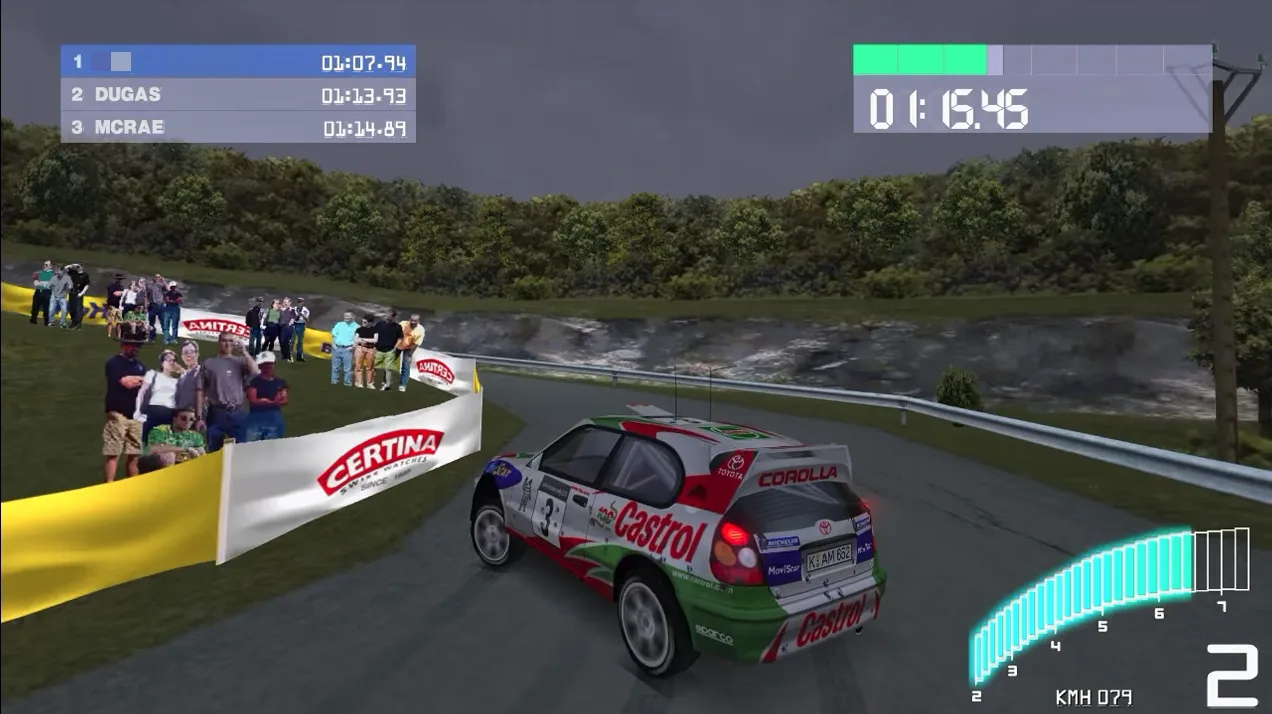 Colin McRae Rally 2.0 car race