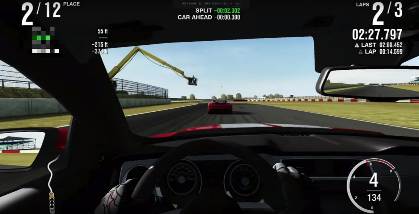 Forza Motorsport 4 car race