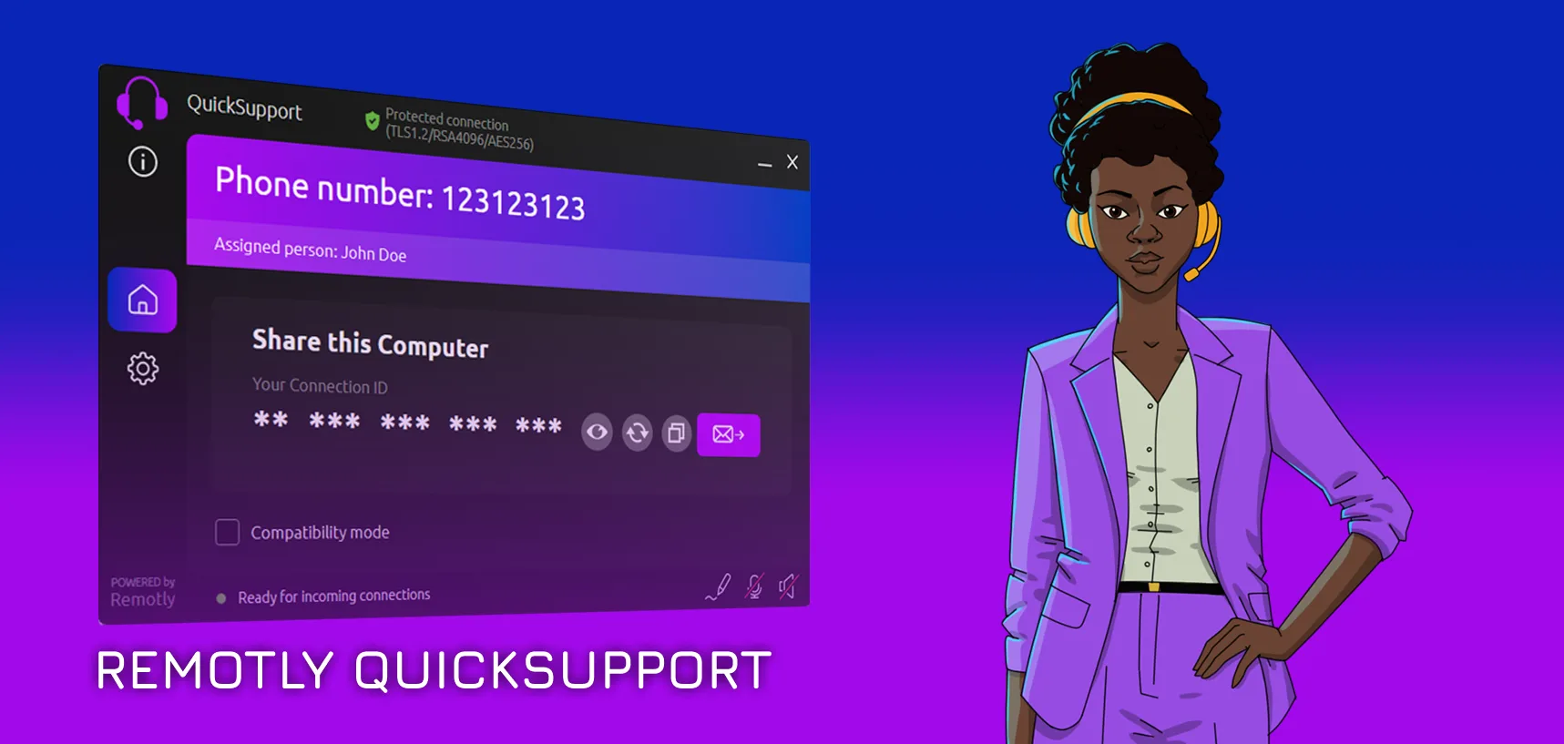 Remotly QuickSupport – ultra secure tool to support your customers