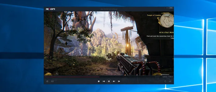 Mirillis Action! - gameplay recording playback with Action! player