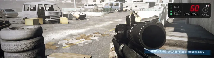 Mirillis Action! - paused Battlefield 3 recording 