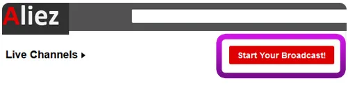 Mirillis Action! - Start your Aliez broadcast